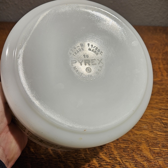 PYREX Autumn Floral Verde Casserole Dish 474-B 1.5 QT - Picture 9 of 9